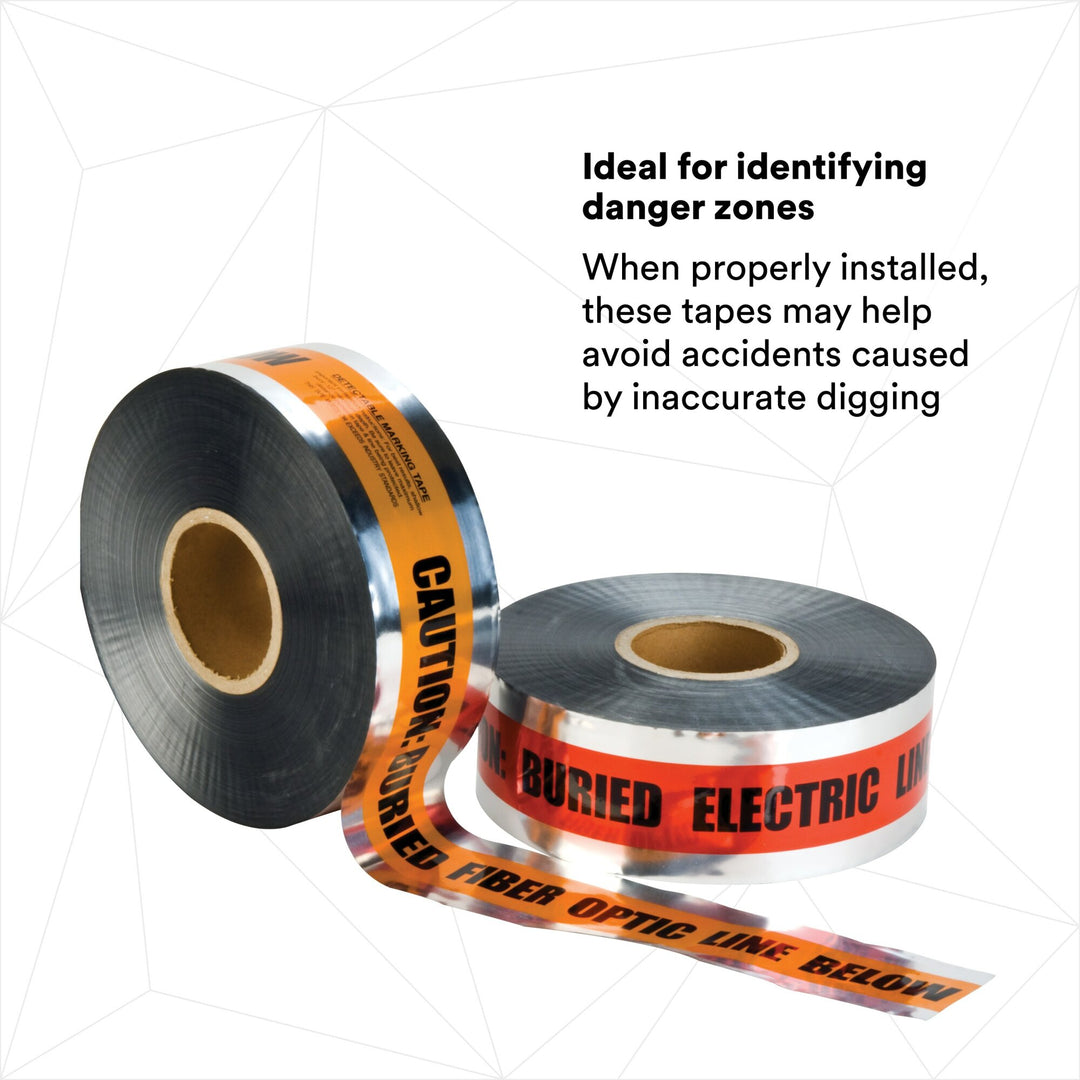 Scotch® Detectable Buried Barricade Tape 407