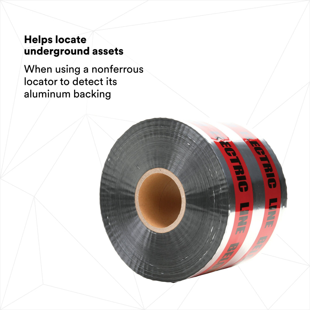Scotch® Detectable Buried Barricade Tape 408, CAUTION BURIED ELECTRICLINE BELOW