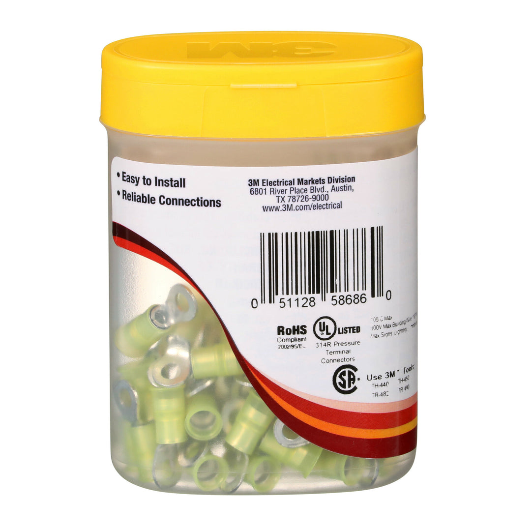 3M Scotchlok Ring Nylon Insulated, MNG10-10RX