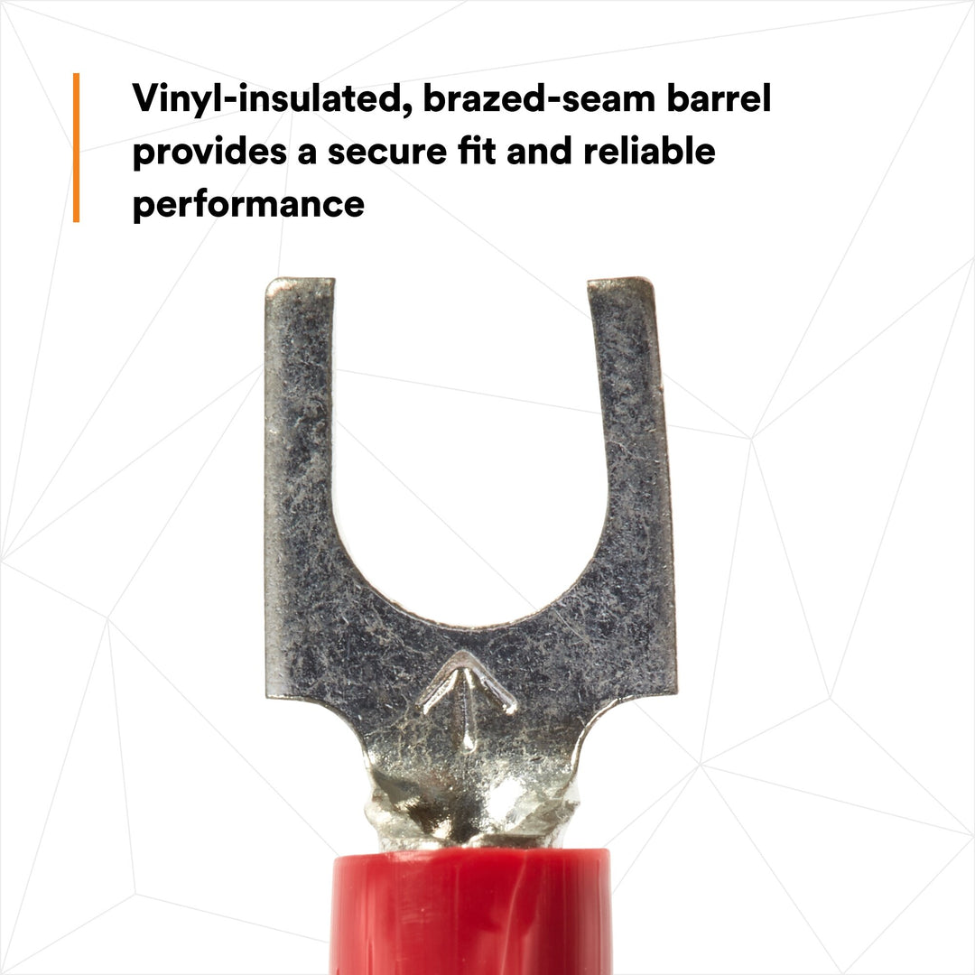 3M Scotchlok Block Fork Vinyl Insulated, MV18-10FBX