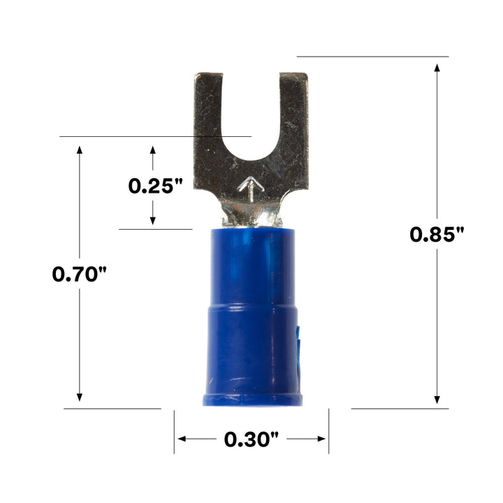 3M Scotchlok Block Fork Vinyl Insulated, MV14-6FBX
