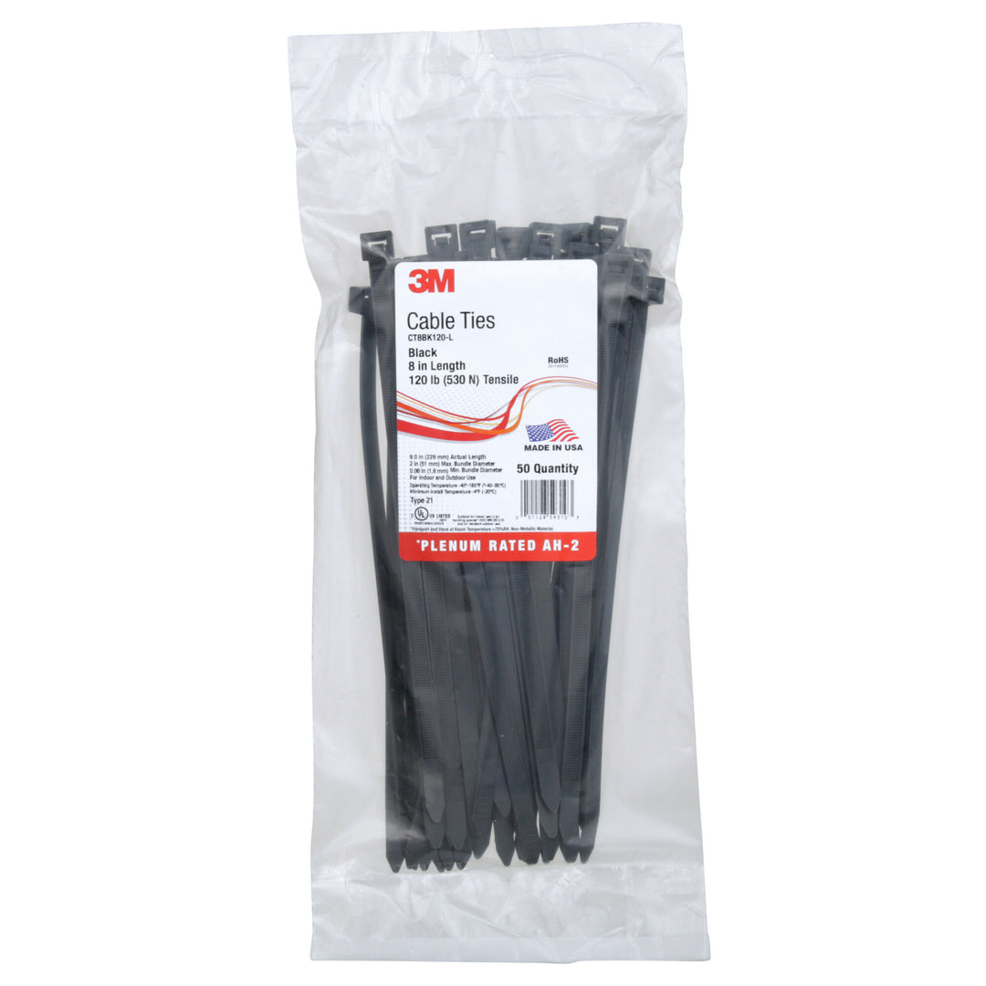 3M Cable Tie CT8BK120-L