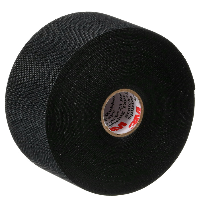 Scotch® Rubber Splicing Tape 23, 2 in x 30 ft, Black, 1 roll/carton