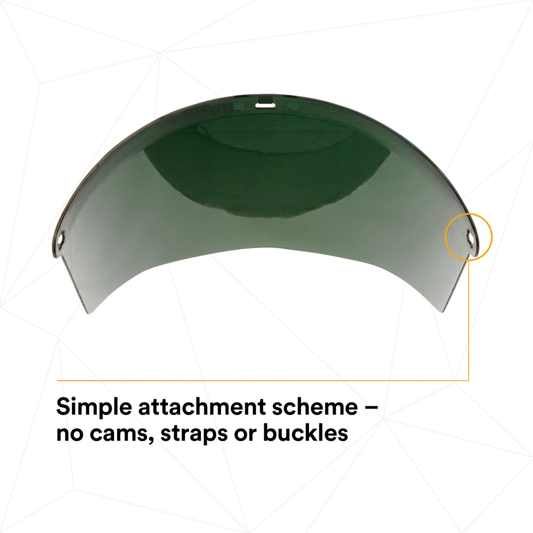 3M Gold-coated Polycarbonate Medium Green Faceshield Window WCP96BG