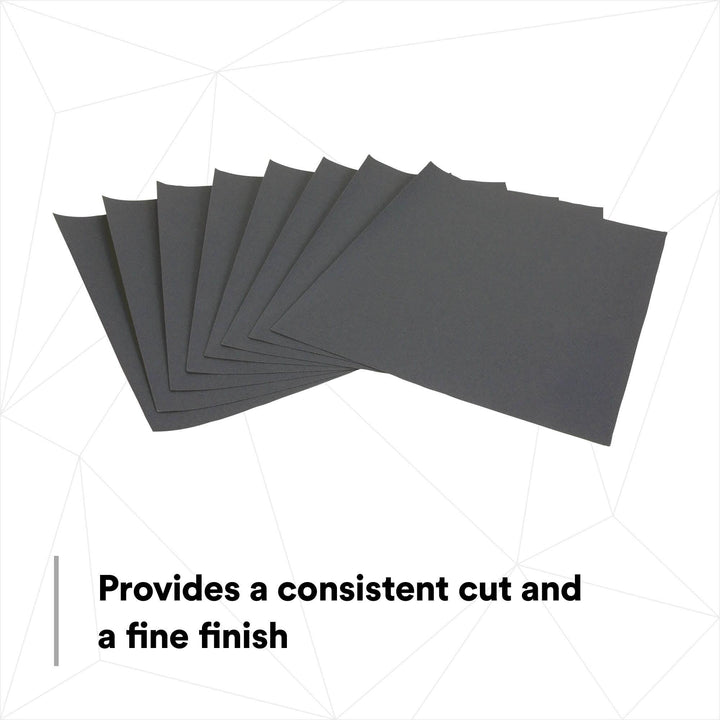 3M Wetordry Abrasive Sheet 413Q, 02004, 320, 9 in x 11 in, 50 sheets
per carton
