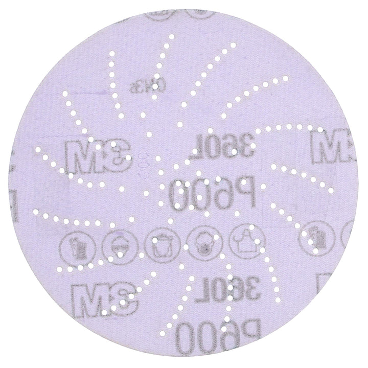 3M Xtract Film Disc 360L, 01710, P600 3MIL, 5 in, Die 500LG,
100/Carton