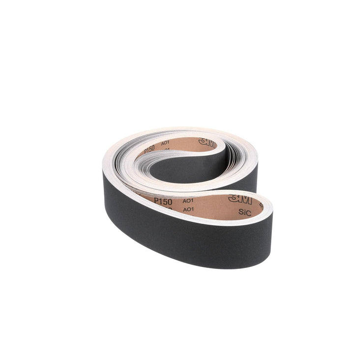 3M Cloth Belt 461F, P150 XF-weight, 4 in x 132 in, Sine-lok,
Single-flex