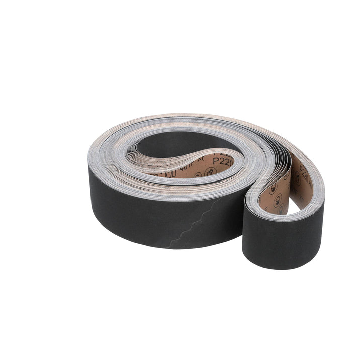 3M Cloth Belt 461F, P220 XF-weight, 4 in x 156 in, Sine-lok,
Single-flex