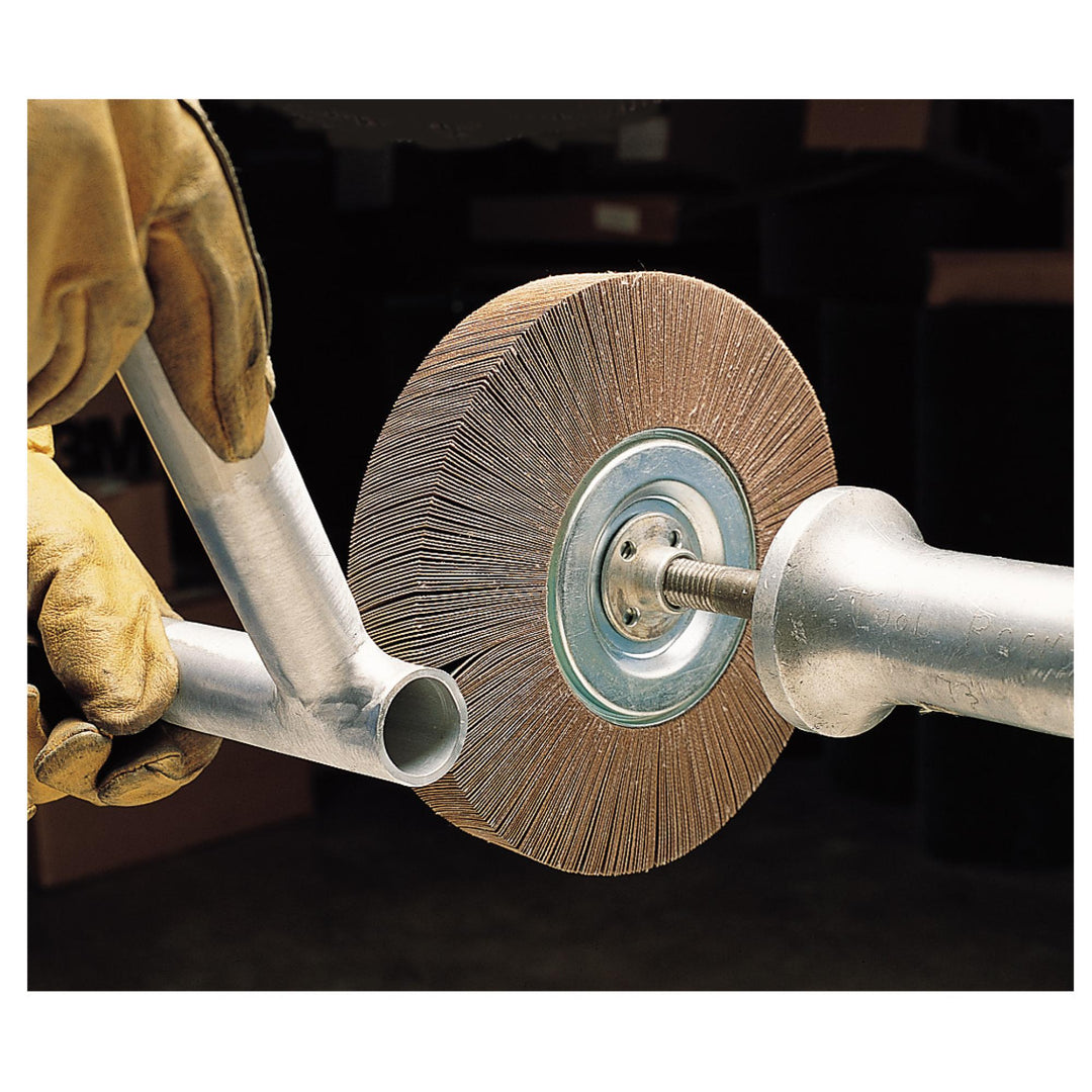 3M Flap Wheel 741A, 80 X-weight, 6 in x 1 in x 1 in