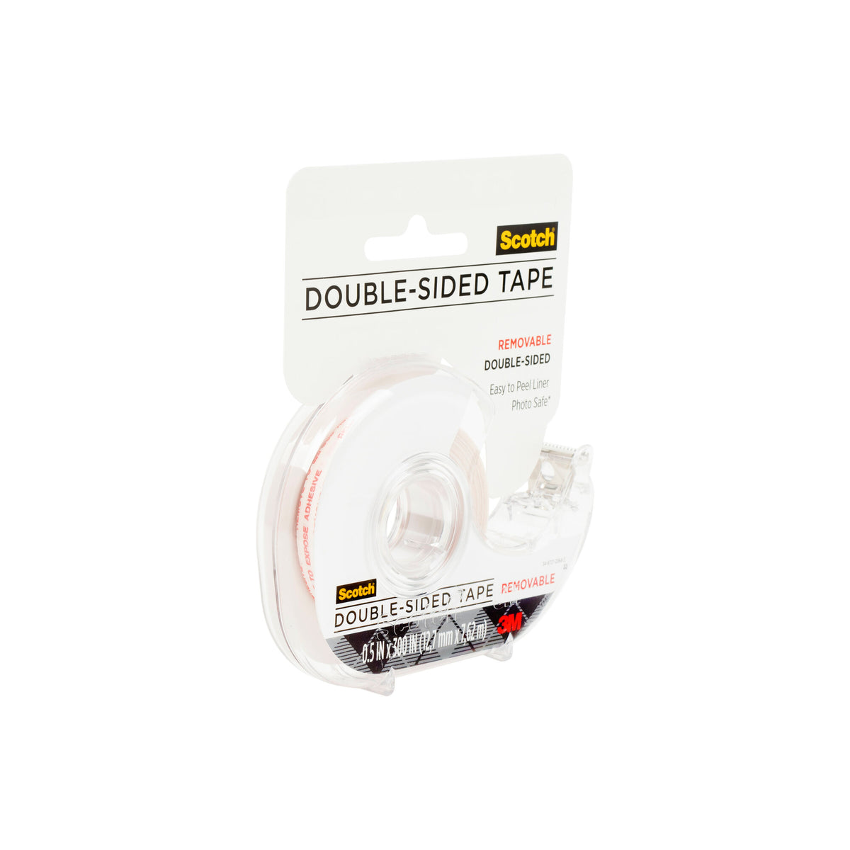 Scotch® Tape Double Sided Removable 2002-CFT, 1/2 in x 300 in – Haus of ...