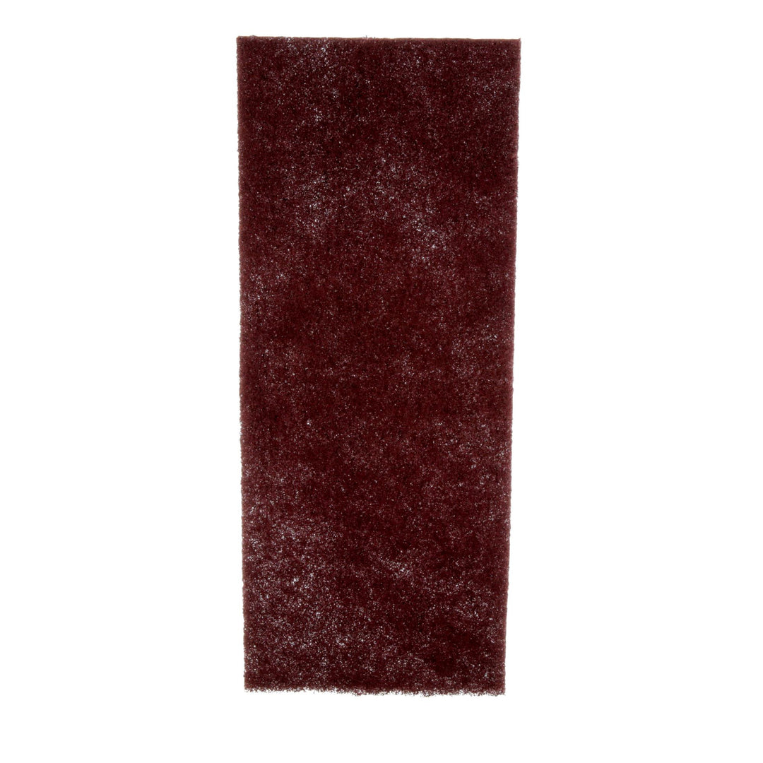 3M Hand Sanding Metal Finishing Pad 7414NA, 4.375 in x 11 in, Maroon
Medium