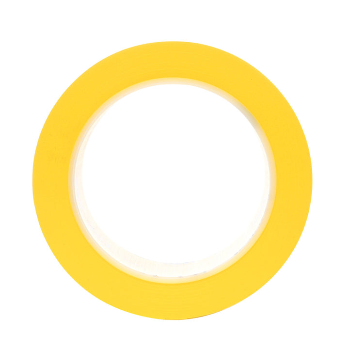 3M Vinyl Tape 471, Yellow, 1 1/2 in x 36 yd, 5.2 mils, 24 Roll/Case