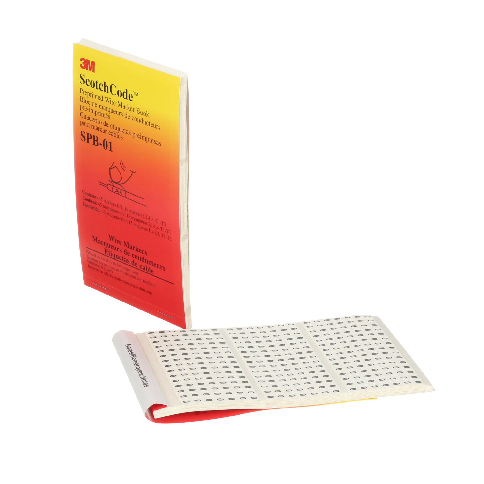 3M ScotchCode Pre-Printed Wire Marker Book SPB-16-LC1 – Haus of Tools