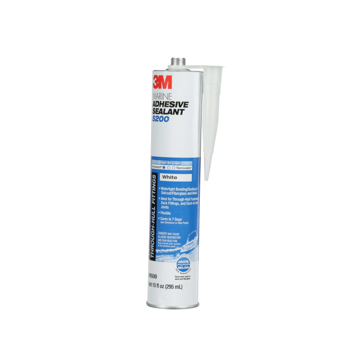 3M Marine Adhesive Sealant 5200, White, 295 mL Cartridge,Restricted