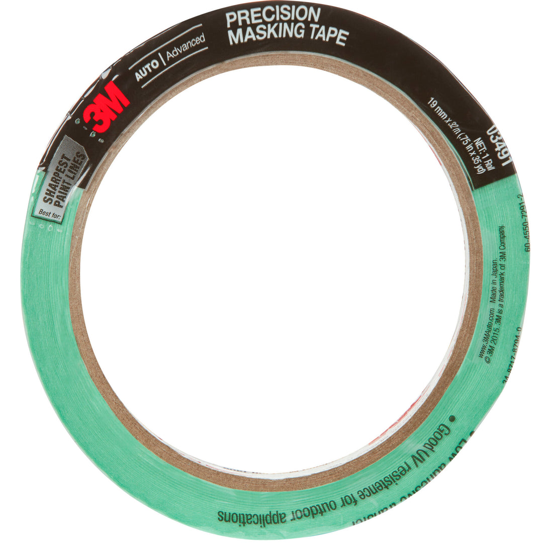3M Precision Masking Tape, 3/4 in X 35 yd, 03491
