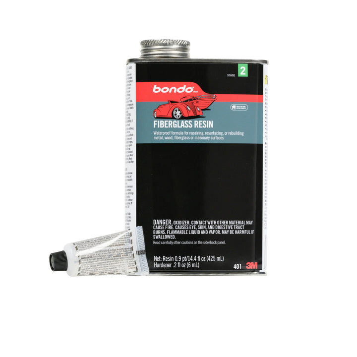 Bondo® Fiberglass Resin, 00401, 0.9 Pint