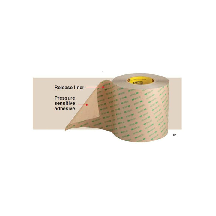 3M VHB Adhesive Transfer Tape F9469PC, Clear, 1/4 in x 60 yd, 5 mil