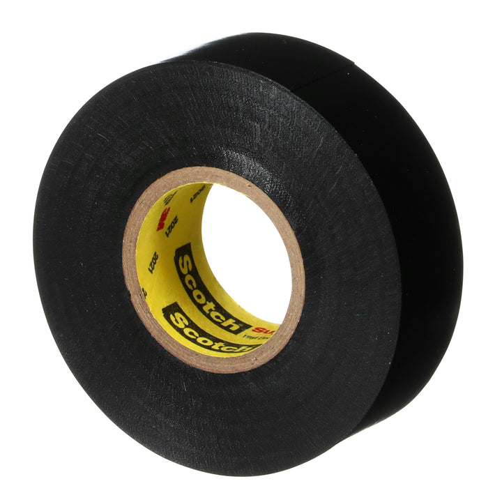 Scotch® Super 33+ Vinyl Electrical Tape, 3/4 in x 44 ft, Black, 10
rolls/carton