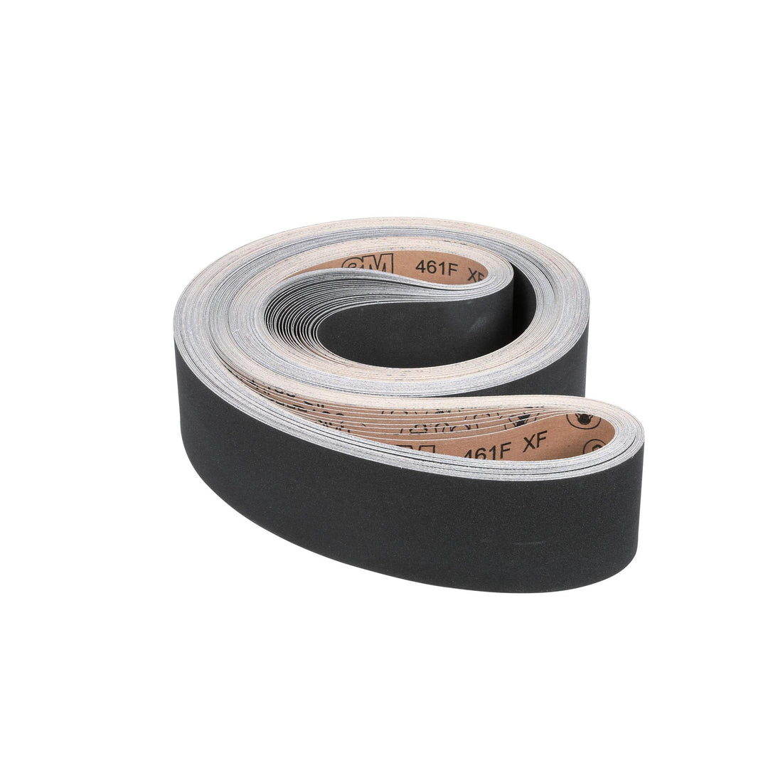 3M Cloth Belt 461F, P180 XF-weight, 4 in x 132 in, Sine-lok,
Single-flex