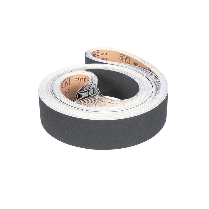 3M Cloth Belt 461F, P180 XF-weight, 4 in x 156 in