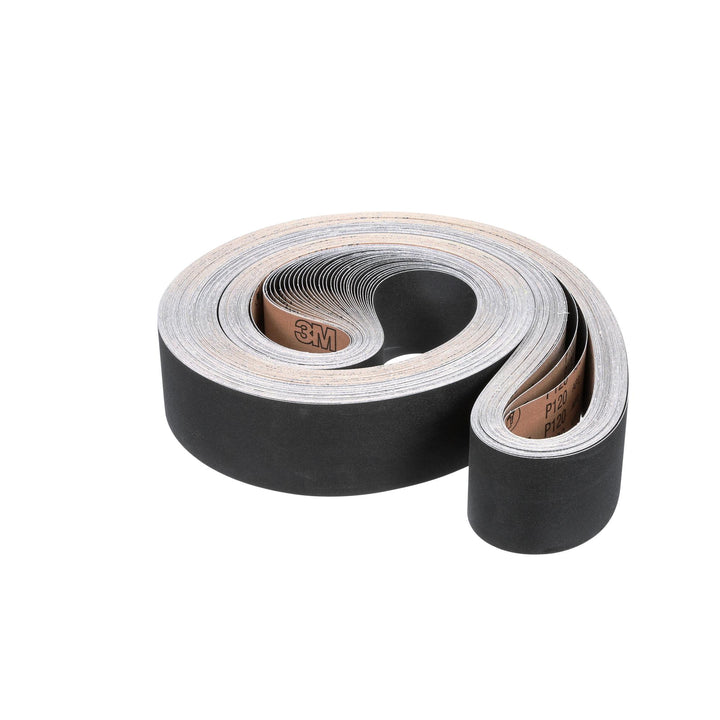3M Cloth Belt 461F, P120 XF-weight, 4 in x 156 in, Sine-lok,
Single-flex