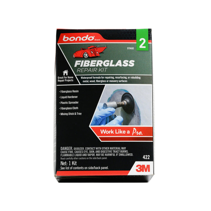 Bondo® Fiberglass Resin Repair Kit, 00422, 0.9 Quart