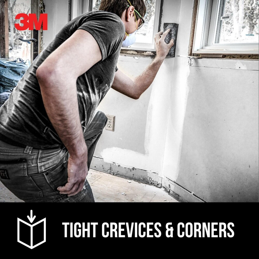 3M Extra Large Angled Drywall Sanding Sponge 910-DSA, 2 7/8 in x 8 in x
1 in