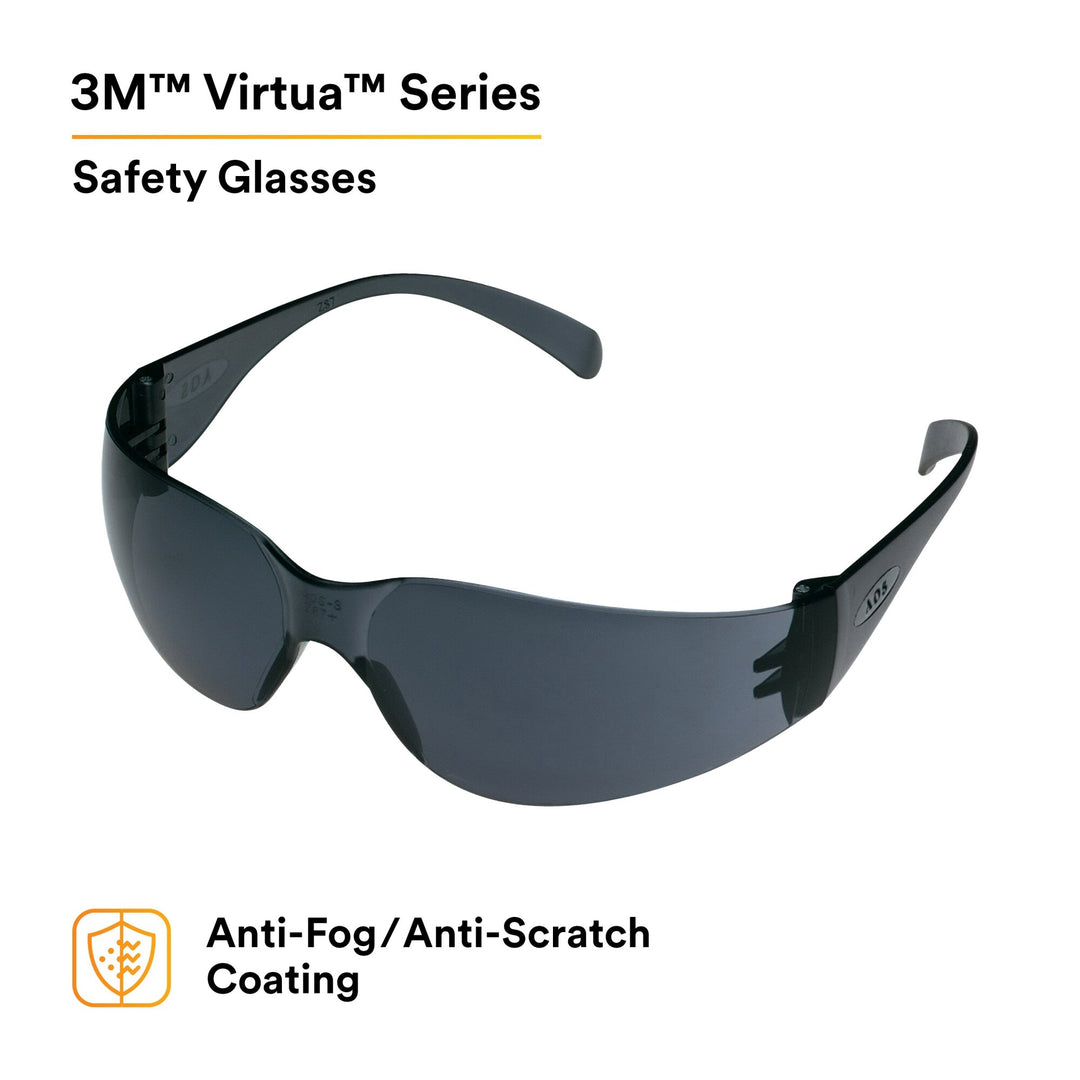3M Virtua Protective Eyewear 11330-00000-20 Gray Anti-Fog Lens