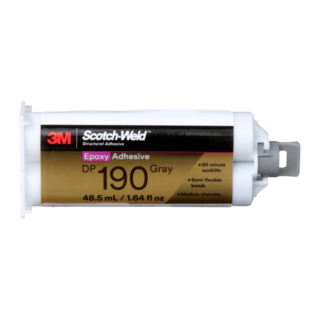 3M Scotch-Weld Epoxy Adhesive DP190, Gray, 48.5 mL Duo-Pak
