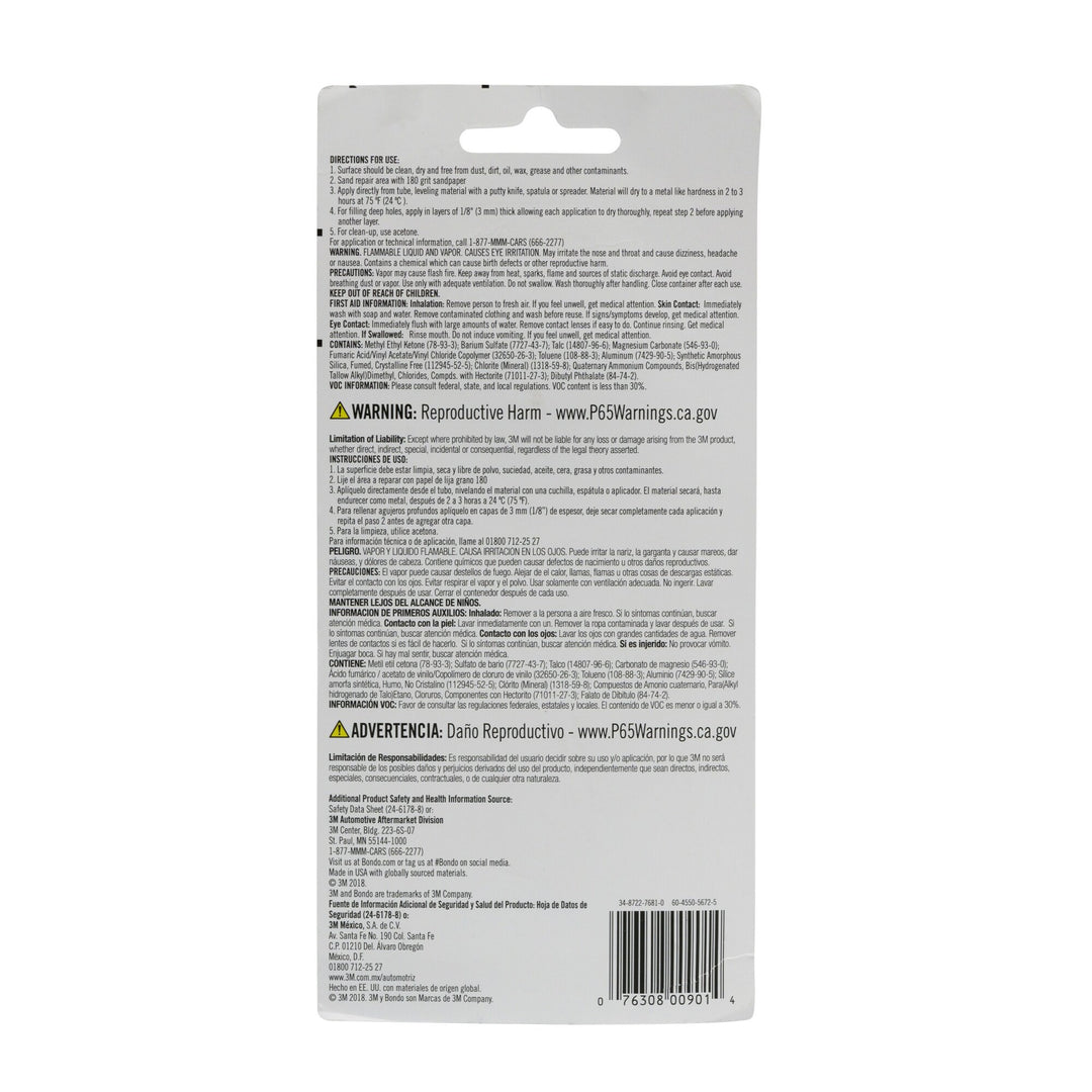 Bondo® Plastic Metal, 00901, 5 oz