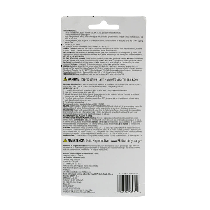 Bondo® Plastic Metal, 00901, 5 oz