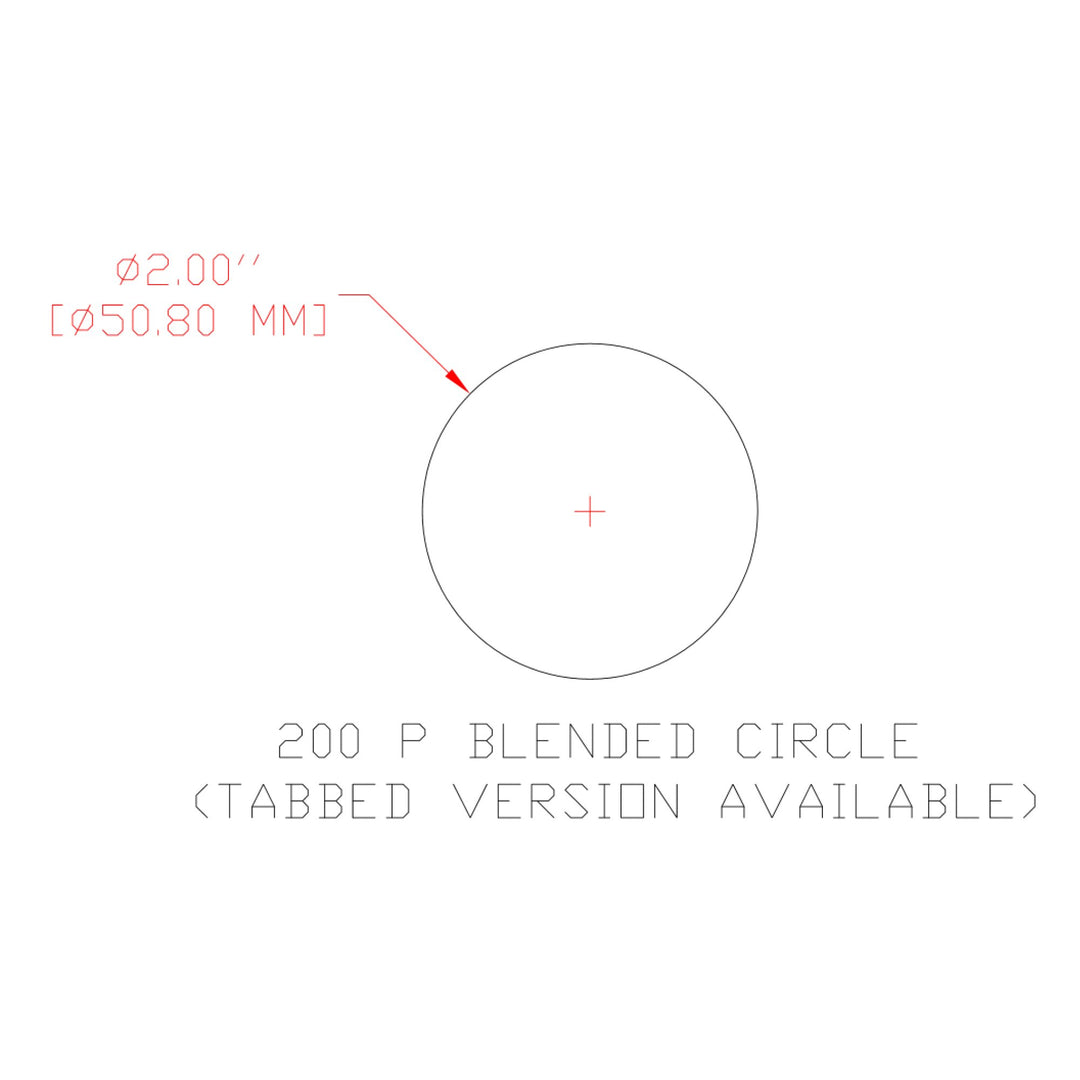 3M Hookit Paper Disc 236U, P180 C-weight, 2 in x NH, Die 200P