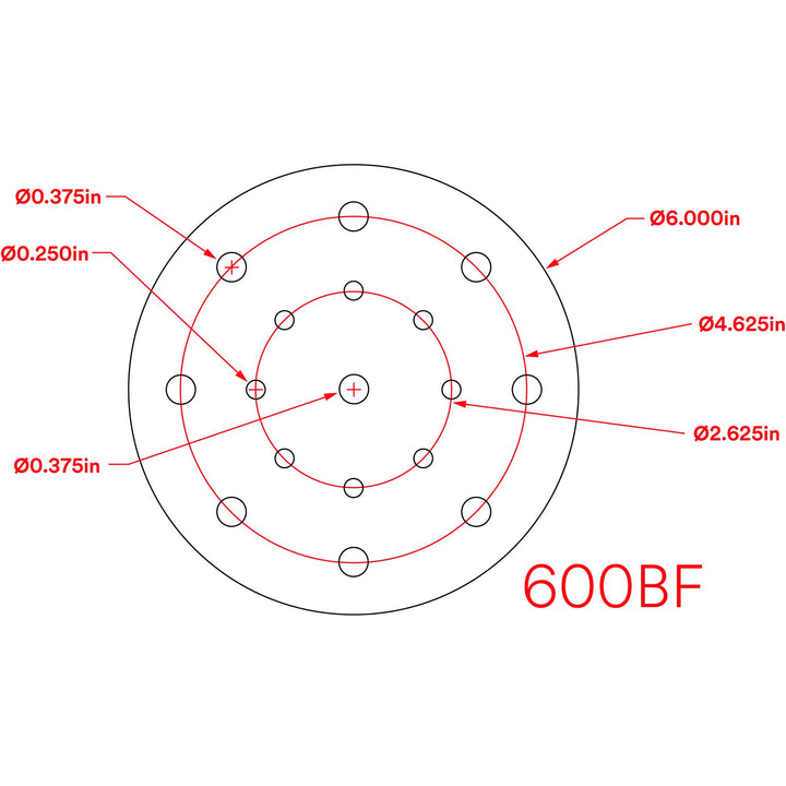 3M Hookit Paper Disc 236U, P320 C-weight, 6 in x 3/8 in, D/F 16HL, Die600BF