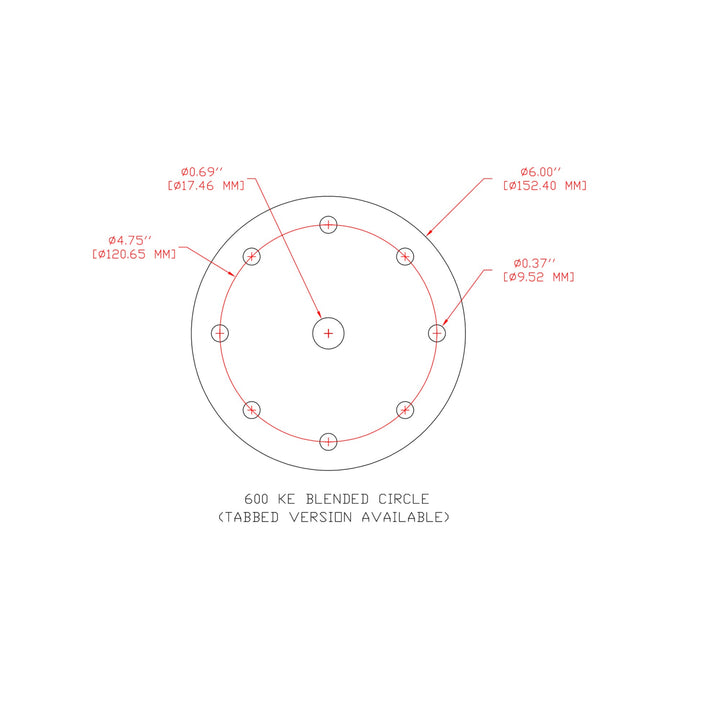 3M Hookit Paper Disc 236U, P320 C-weight, 6 in x 11/16 in, D/F 8HL,Die 600KE