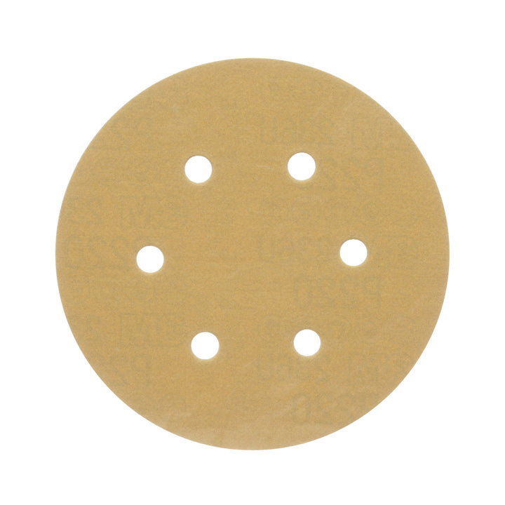 3M Hookit Paper Disc 236U, P180 C-weight, 6 in x NH, D/F 6HL, Die600HZ
