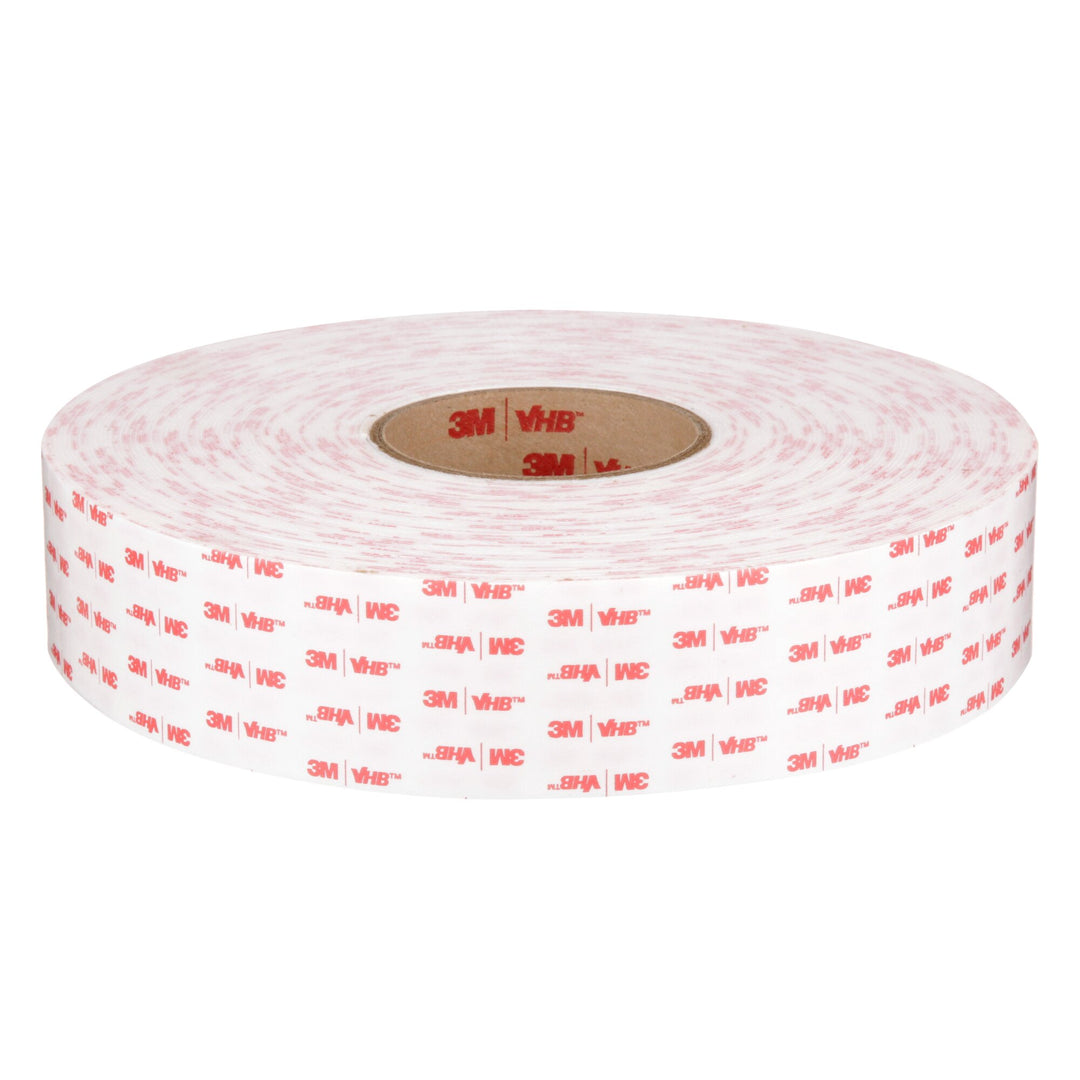 3M VHB Tape 4950, White, 3 in x 108 yd, 45 mil