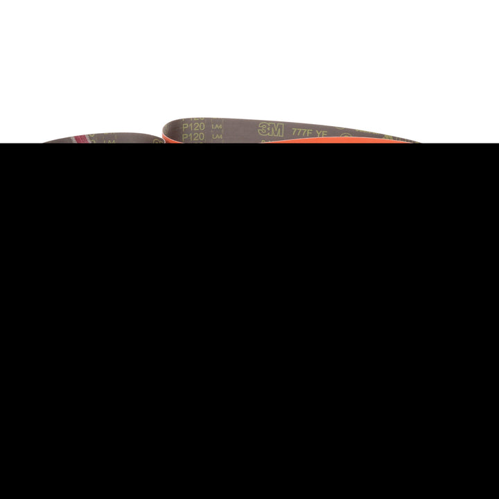 3M Cloth Belt 777F, 50 YF-weight, 3/8 in x 18 in, Fabri-lok,Single-flex