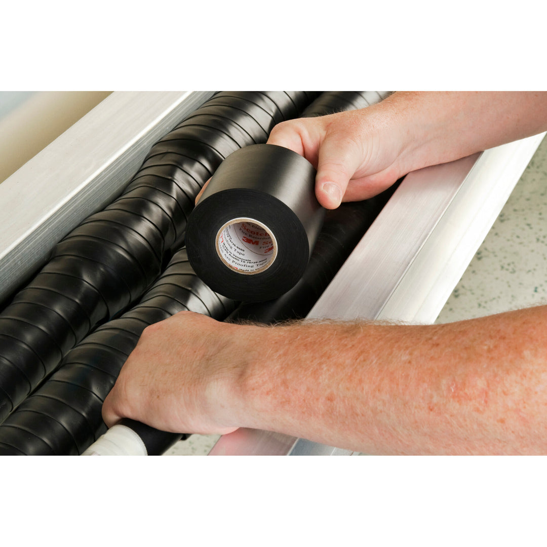 Scotch® Fire-Retardant Electric Arc Proofing Tape 77, 3 in x 20 ft,
Black