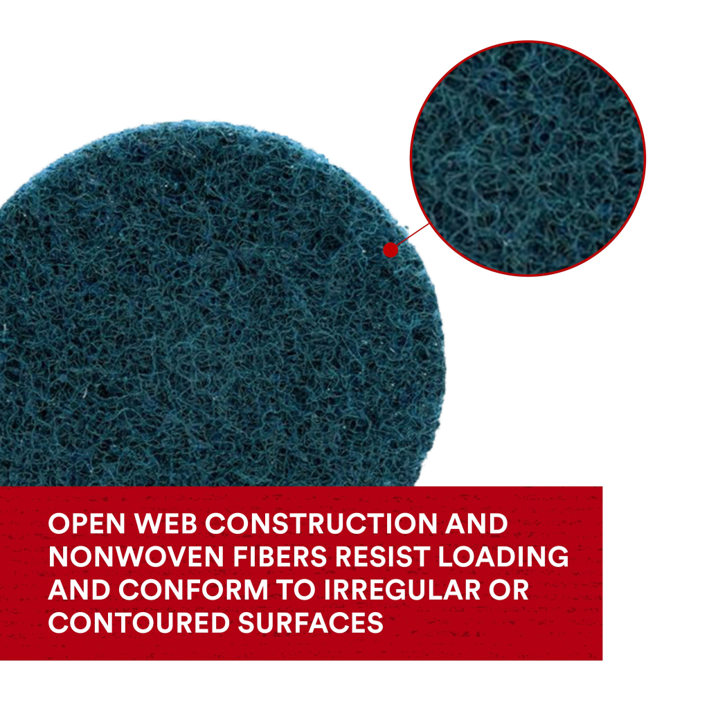 Scotch-Brite Roloc Surface Conditioning Disc, SC-DR, A/O Medium, TR, 4
in