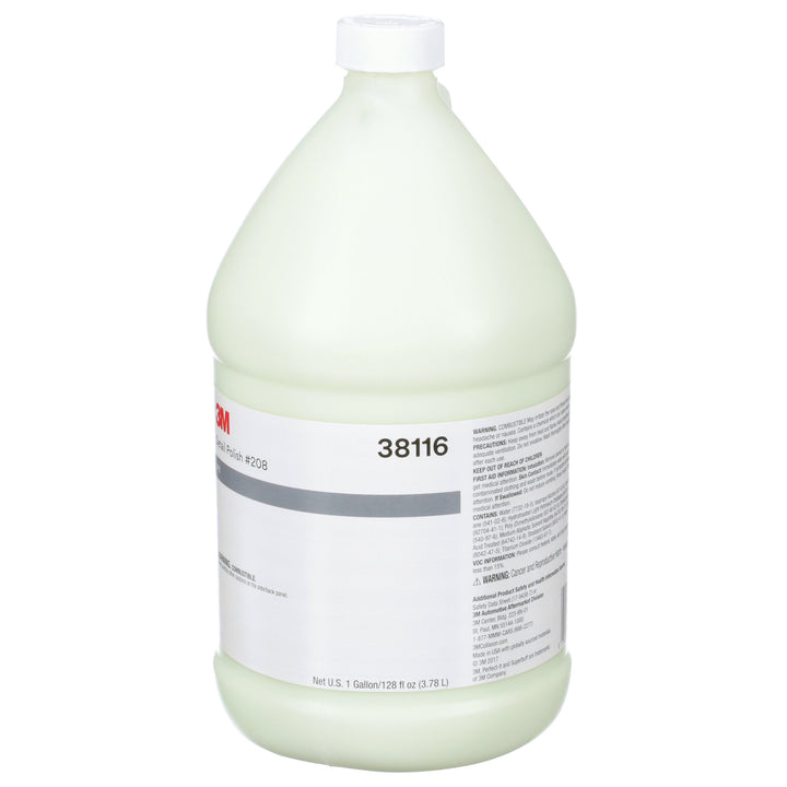 3M Detail Polish 208, 38116, 1 Gallon (US)