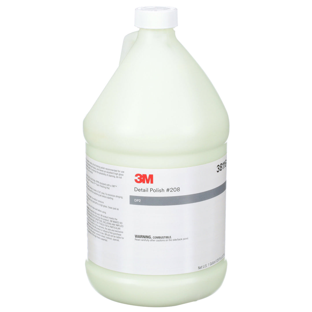 3M Detail Polish 208, 38116, 1 Gallon (US)