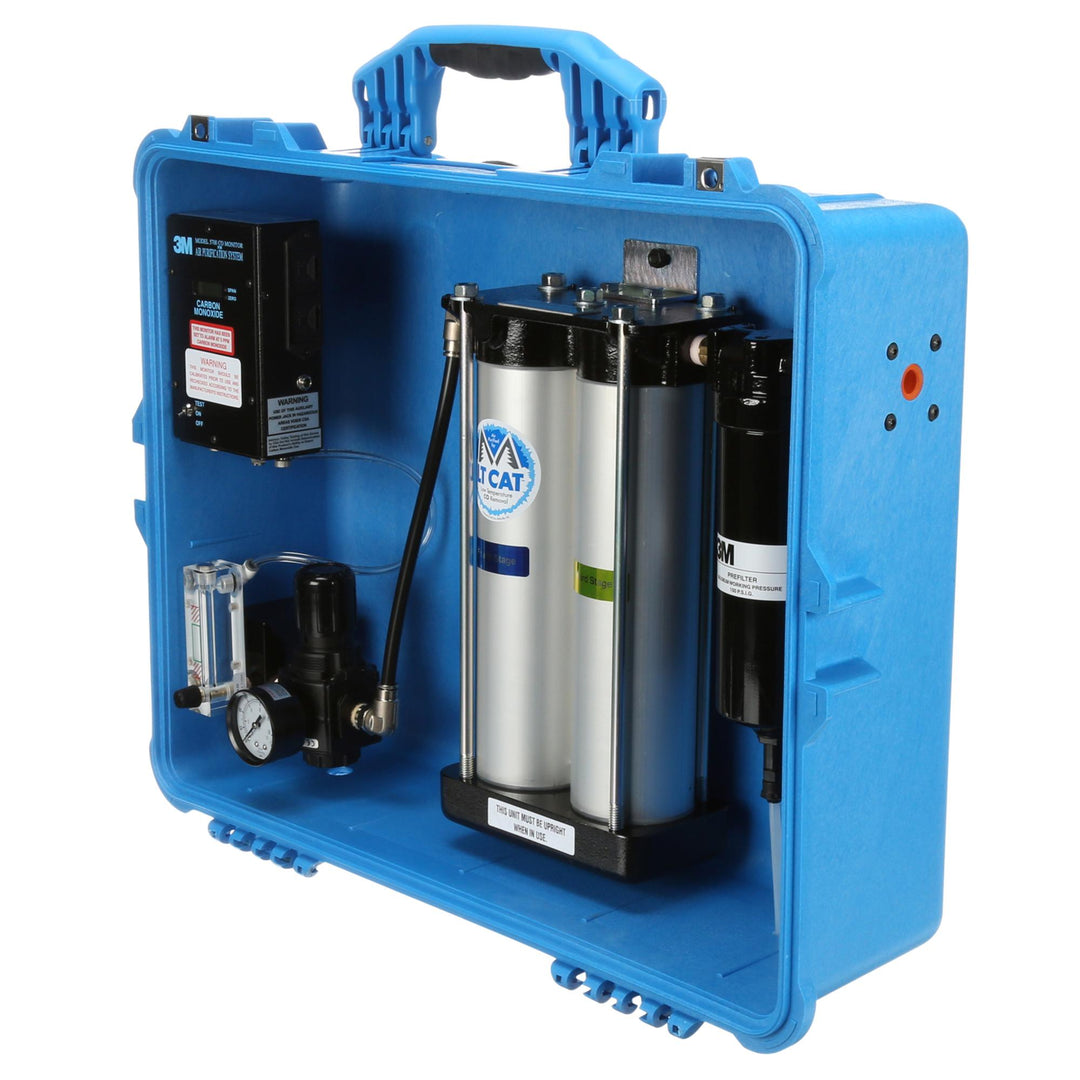 3M Portable Compressed Air Filter and Reg Panel 256-02-00, 50 cfm, 4
outlets