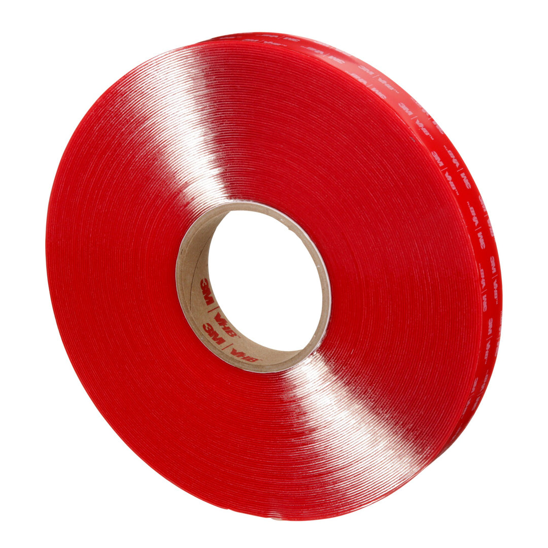 3M VHB Tape 4905, Clear, 3/8 in x 72 yd, 20 mil