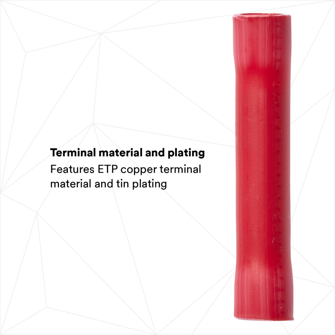 3M Scotchlok Butt Connector Vinyl Insulated, MVU18BCX