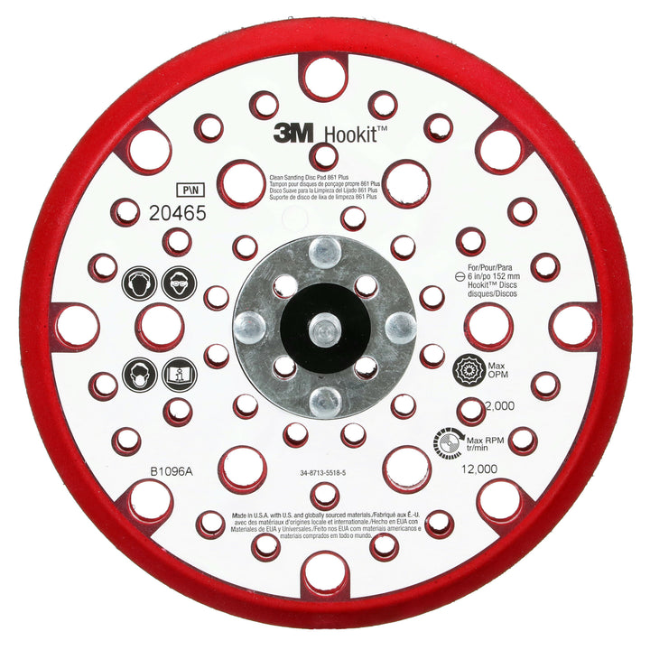 3M Xtract Low Profile Back-up Pad, 20465, 152 mm x 9.52 mm x 15.8 mm