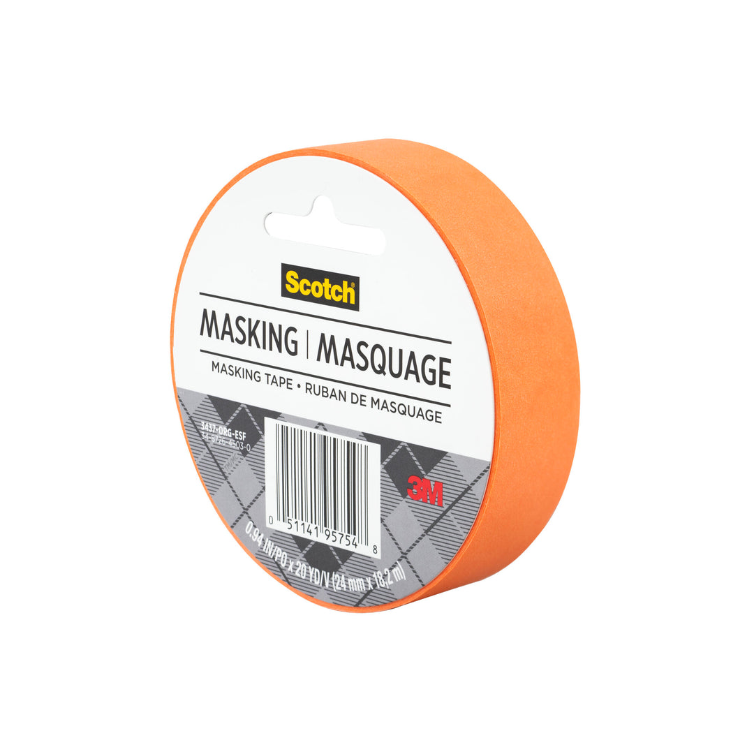 Scotch® Expressions Masking Tape 3437-ORG-ESF, Tangerine
