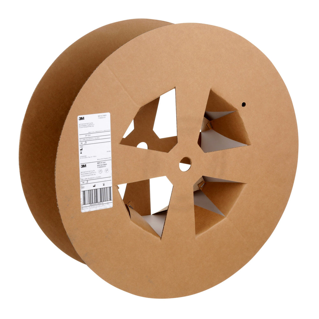 3M Heat Shrink Thin-Wall Tubing FP-301-3-Black-50', Black, 50 ft Lengthper spool