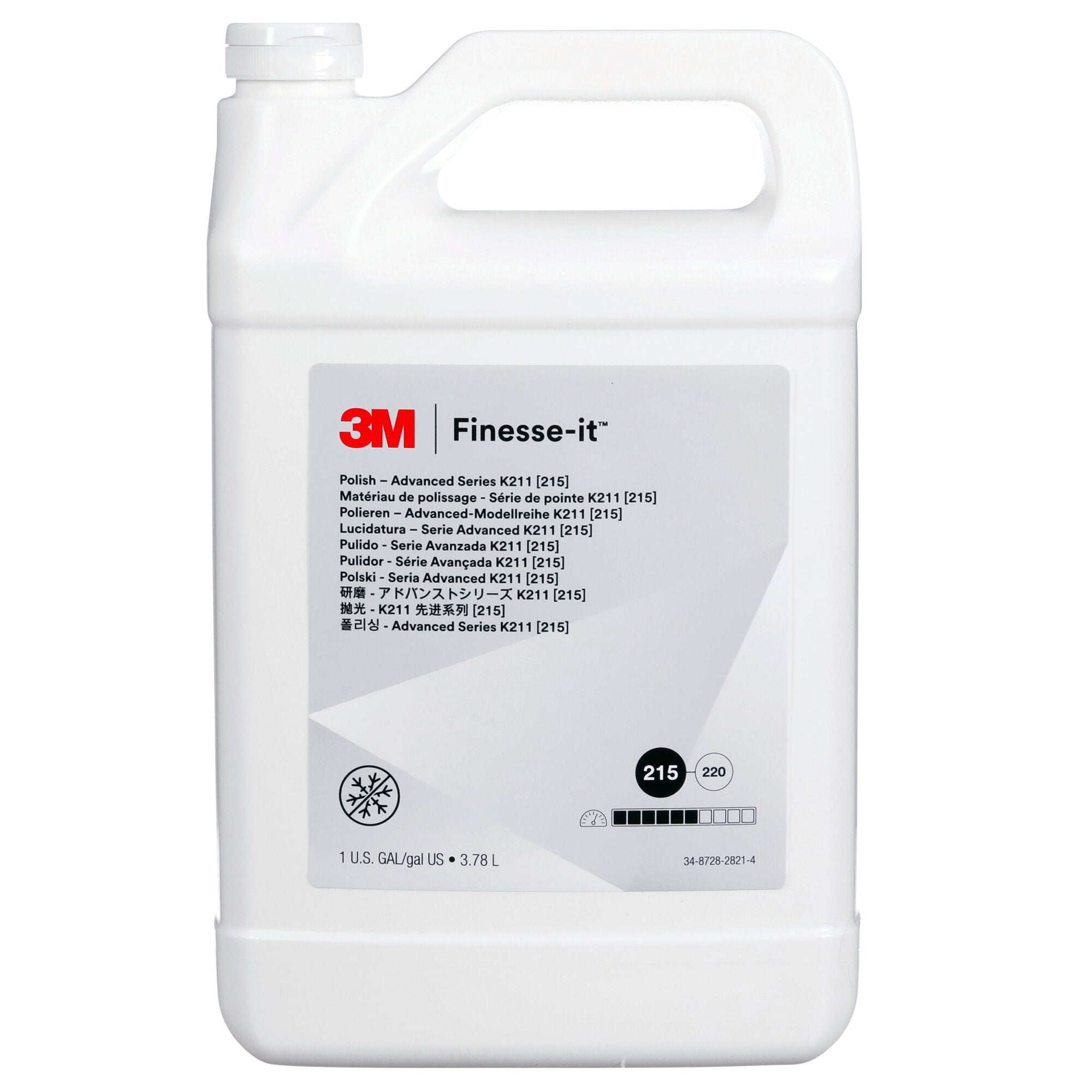 3M Finesse-it Polish Advanced K211 (215), 28695, 1 Gallon (3.785Liter ...