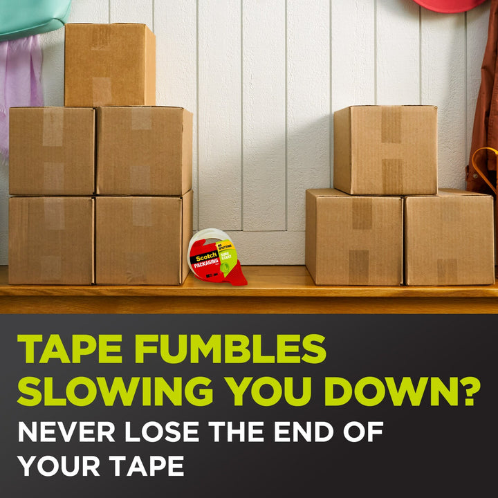 Scotch® Sure Start Shipping Packaging Tape with dispenser, 145