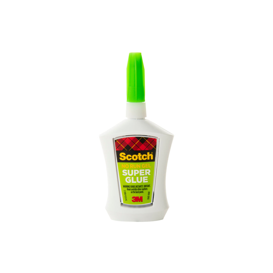 Scotch® Super Glue Gel in Precision Applicator, AD125, .14 oz (4 g)